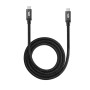 WE C ble USB-C m le/USB-C m le/m le en nylon tress 1m - USB 3.2 gen 1 - 3A - no
