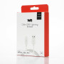 C ble USB/Lightning en silicone - 1m - blanc