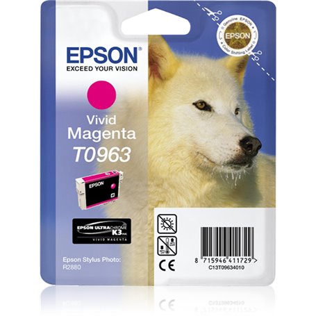 Epson Husky Cartouche "Loup" - Encre UltraChrome K3 VM Magenta