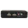 StarTech.com Kit commutateur KVM USB VGA à 2 ports avec audio et câbles - Switch KVM - Noir