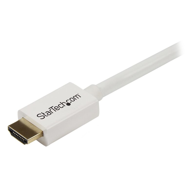 Image secondaire de Câble HDMI Startech HD3mm3MW 3 m Blanc