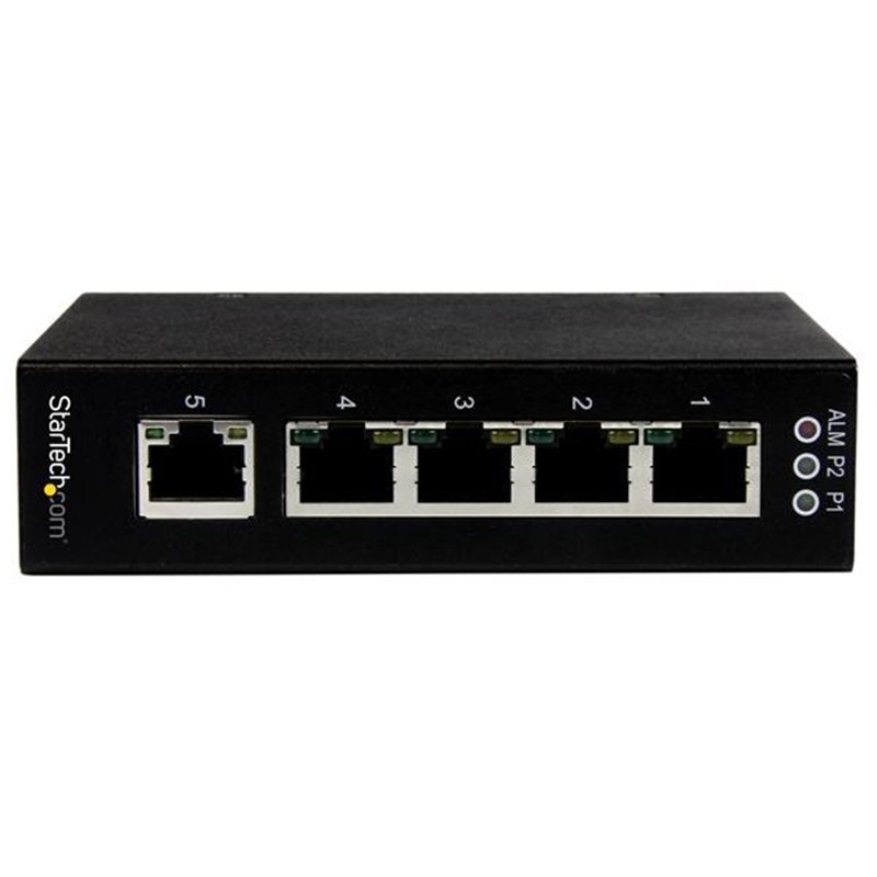 Image secondaire de Startech.com Switch Gigabit Ethernet industriel non géré à 5 ports - Commutateur GbE à montage mural / sur rail DIN