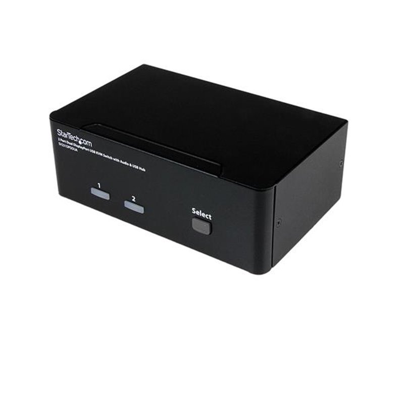 Startech.com Commutateur KVM 2 Ports DisplayPort, USB et Audio - Switch KVM - 2560x1600