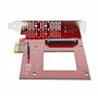 StarTech.com Adaptateur U.2 vers PCIe pour SSD U.2 NVMe - SFF-8639 - PCI Express 3.0 x4