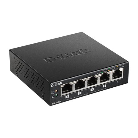 D-Link DGS-1005P Non-géré L2 Gigabit Ethernet (10/100/1000) Connexion Ethernet