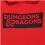 Sweat à capuche unisex Dungeons & Dragons Logo Rouge