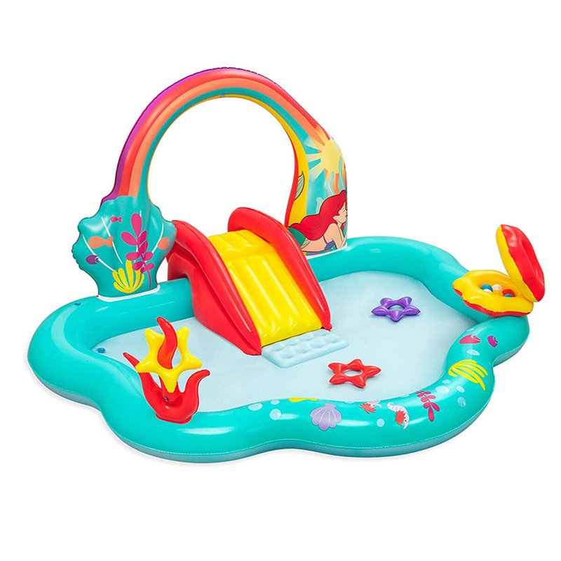 Bestway Disney Aire de jeux Petite Sirène 2,21 m x 1,93 m x 1,17 m