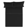 Jeu de draps Alexandra House Living Noir Gran lit 2 persones 4 Pièces