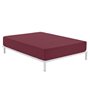 Drap housse Alexandra House Living Bordeaux 180 x 200 cm