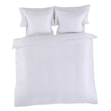 Housse de Couette Alexandra House Living Blanc 240 x 220 cm