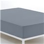 Drap housse Alexandra House Living Gris acier 200 X 210 cm
