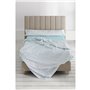 Jeu de draps Alexandra House Living Lara Vert tendre Lit 1 persone 3 Pièces