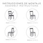 Housse de Chaise Eysa BRONX Marron 50 x 5 x 50 cm 2 Unités