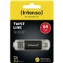Clé USB INTENSO 3539490 Anthracite 64 GB