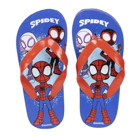 Tongs pour Enfants Spidey Bleu