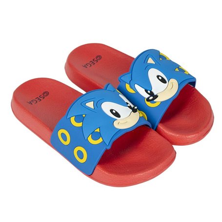 Tongs pour Enfants Sonic Bleu Rouge