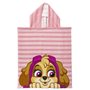 Serviette poncho avec capuche The Paw Patrol Rose 50 x 115 cm