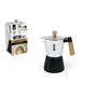 Cafetière Italienne Quttin Bois Aluminium 6 Tasses