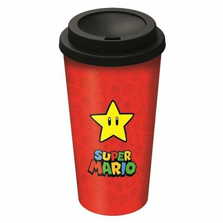 Verre avec Couvercle Super Mario 01379 (520 ml)