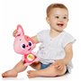 Peluche sonore Moltó Gusy luz Baby Bunny Rose 7,5 cm