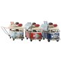 Figurine Décorative Home ESPRIT Fourgonnette 27 x 10 x 17 cm (3 Unités)