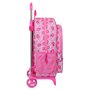 Cartable à roulettes Trolls Rose 33 x 42 x 14 cm