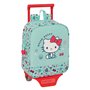Cartable à roulettes Hello Kitty Sea lovers Turquoise 22 x 27 x 10 cm