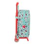 Cartable à roulettes Hello Kitty Sea lovers Turquoise 22 x 27 x 10 cm