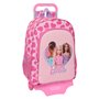 Cartable à roulettes Barbie Love Rose 33 x 42 x 14 cm