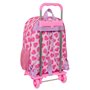 Cartable à roulettes Barbie Love Rose 33 x 42 x 14 cm