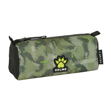 Trousse d'écolier Kelme Travel Noir Vert 21 x 8 x 7 cm