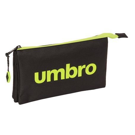Trousse Fourre-Tout Triple Umbro Lima Noir 22 x 12 x 3 cm