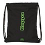 Sac à dos serré par des ficelles Kappa Black Noir 35 x 40 x 1 cm