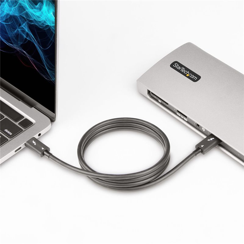 Image secondaire de Câble Thunderbolt 3 Startech TBLT4mm1M