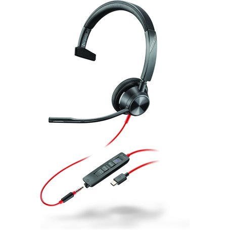 Casque Poly 8X218AA Noir