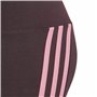 Leggings de Sport pour Enfants Adidas 3 bandas Pourpre