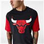 T-shirt à manches courtes homme New Era NBA Colour Insert Chicago Bulls Noir