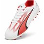 Chaussures de foot pour Enfants Puma Ultra Play MG Blanc Rouge