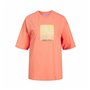 T-shirt à manches courtes femme Jack & Jones Jxpaige Orange