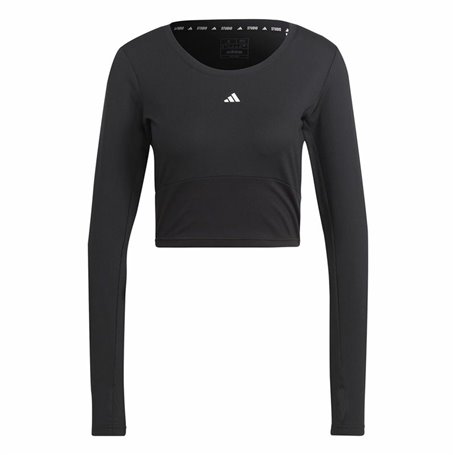 T-shirt à manches longues femme Adidas Studio Noir