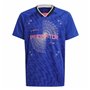 Maillot de Football à Manches Courtes pour Enfants Adidas Predator Bleu