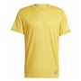 T-shirt à manches courtes homme Adidas Run It Jaune