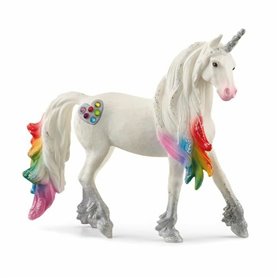 Schleich BAYALA Licorne arc-en-ciel, mâle Personnage articulé Schleich Rainbow unicorn
