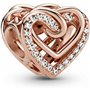 Pendentif Femme Pandora SPARKLING ENTWINED HEARTS