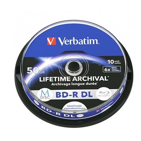 Verbatim MDISC BD-R DL 50 Go 10 pièce(s)