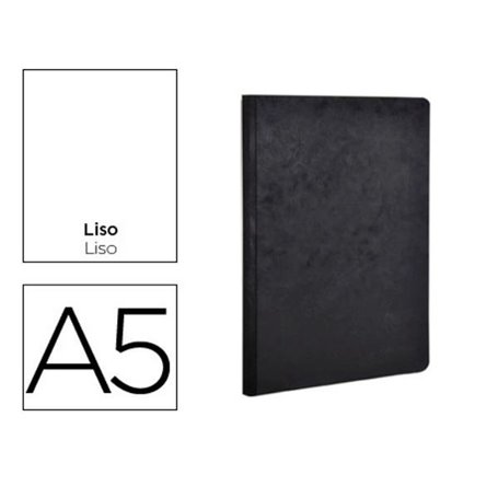 Bloc de Notes Clairefontaine 795401C A5 96 Volets Noir (1 Unité)