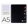 Carnet de Notes Liderpapel BJ36 A4 Noir