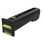 Toner Lexmark 82K2XY0 Jaune