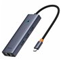 Hub USB Baseus Noir Gris (1 Unité)