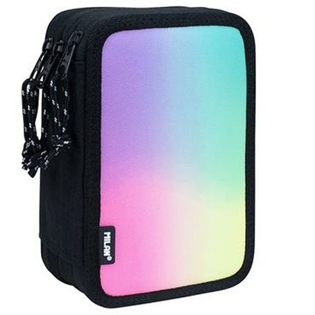Pochette à crayons triple Milan Sunset 49 Pièces Noir 19